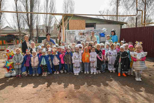 Мероприятие, посвящённое Дню Космонавтики.